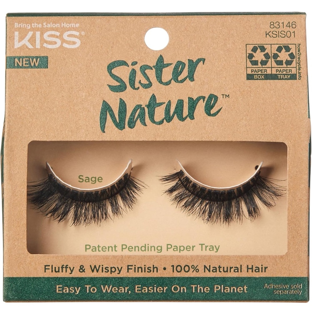 KISS SISTER NATURE
100% natural hair lashes